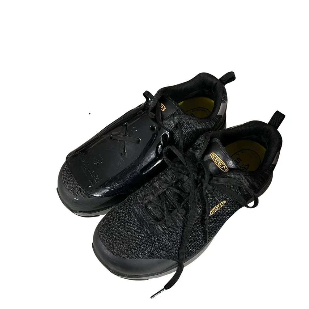 Keen‎ Utility Sparta Low ESD Aluminum Toe Work Shoes Black Metatarsal Guard 9.5